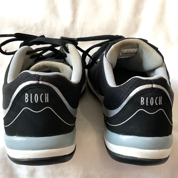 Silver Black BLOCH Mesh Trainer Dance Boost Comfort Sneakers Sz 11 - Picture 9 of 12